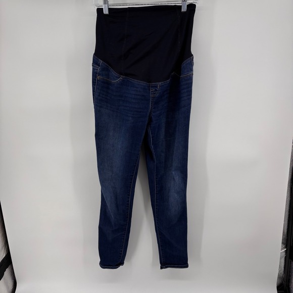 Isabel Maternity Ingrid Isabel Dark Wash Denim Skinny Maternity Jeans - Picture 1 of 8